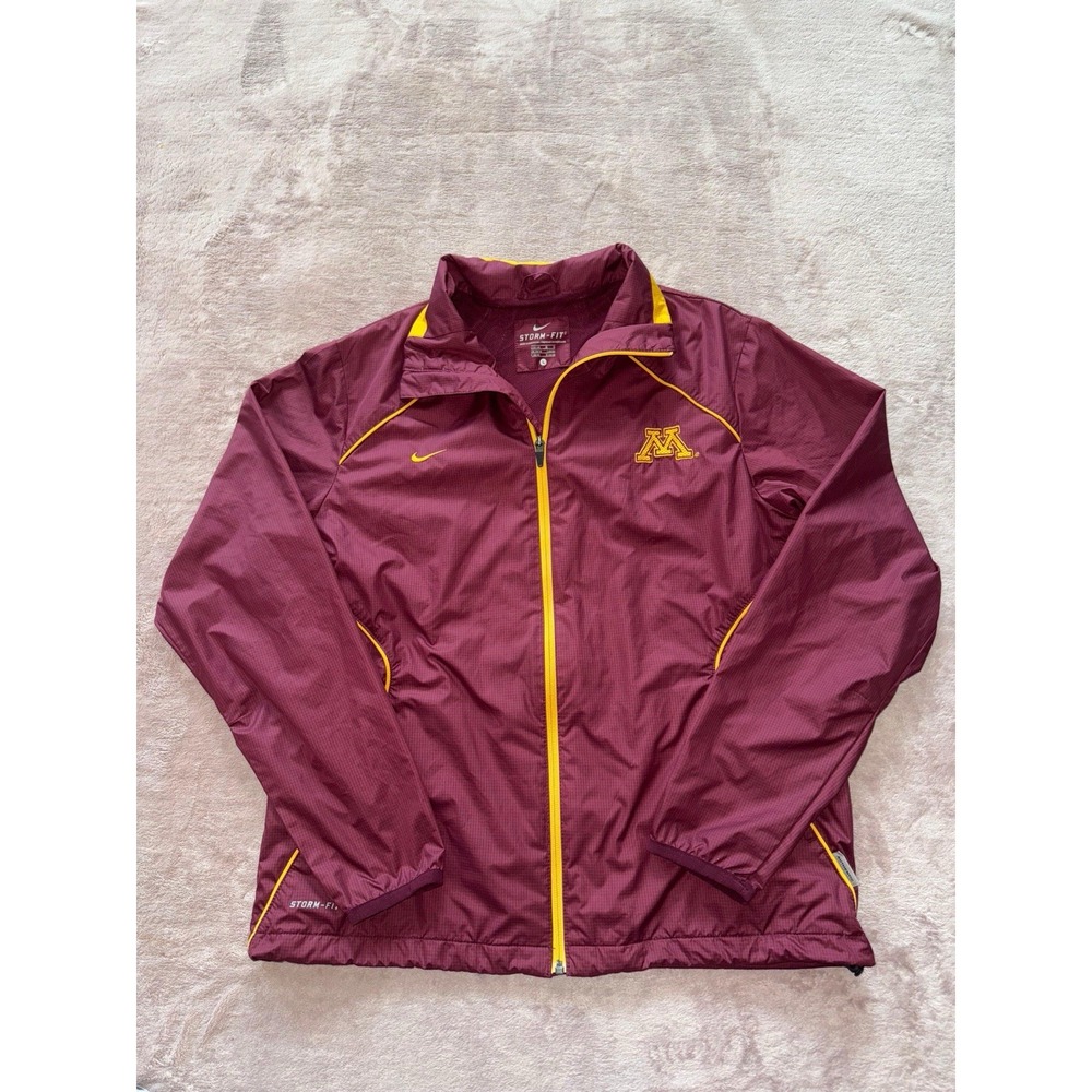 Minnesota Jacket‎ Adult Nike Golden Gophers Storm Football Windbreaker Mens Sz L